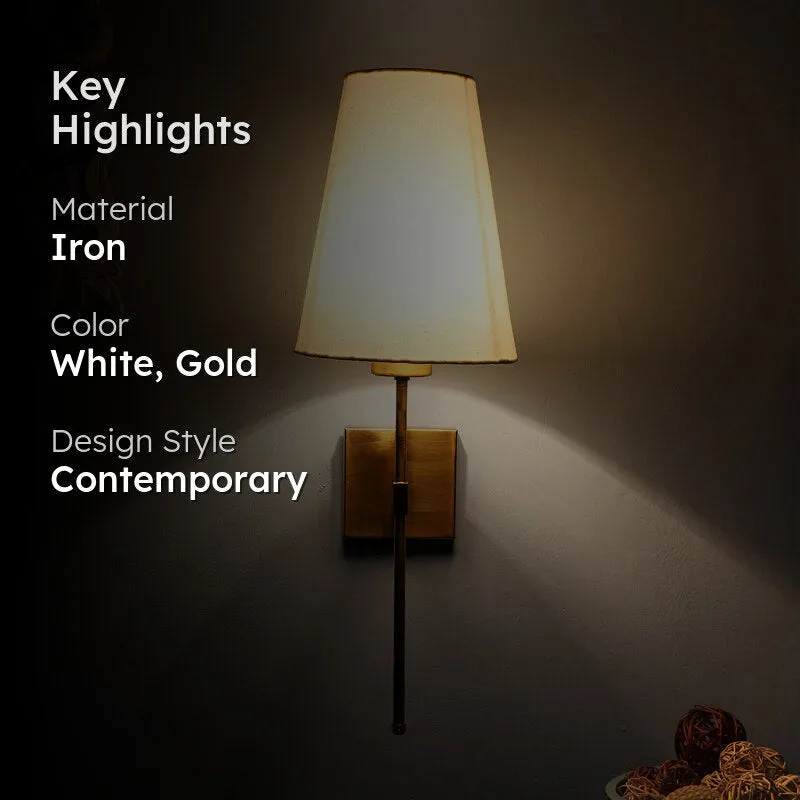 Joan Iron Wall Lamp - White media 2