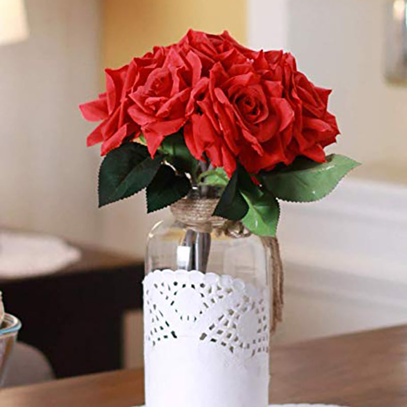 Faux Rosa Bonica Bunch - Red