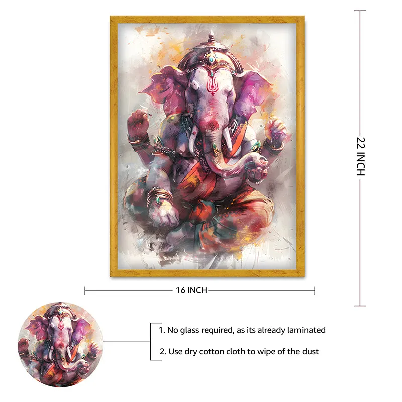 Maha Ganesha Wall Art media 6