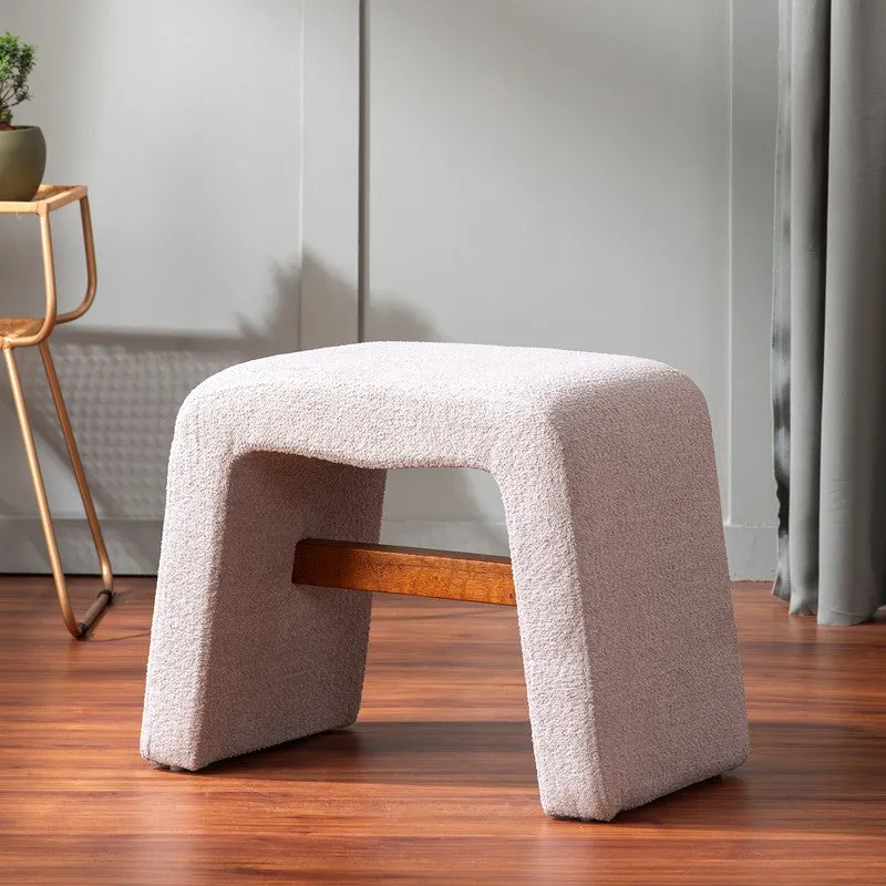 Hearth Fabric Stools - Beige media 5