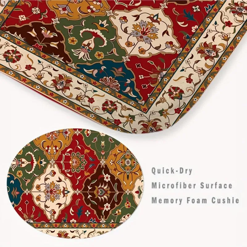 Comfort Step Glace Cotton/Microfiber Kitchen Mats - Set of Two media 4