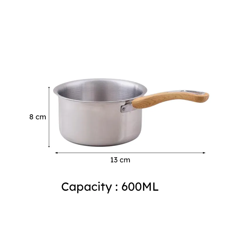 Marmoris Stainless Steel Saucepan 600 ML / 5 Inches media 6