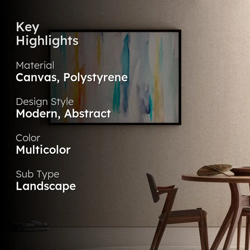 Here And Now Canvas Wall Painting - Black Frame media 2