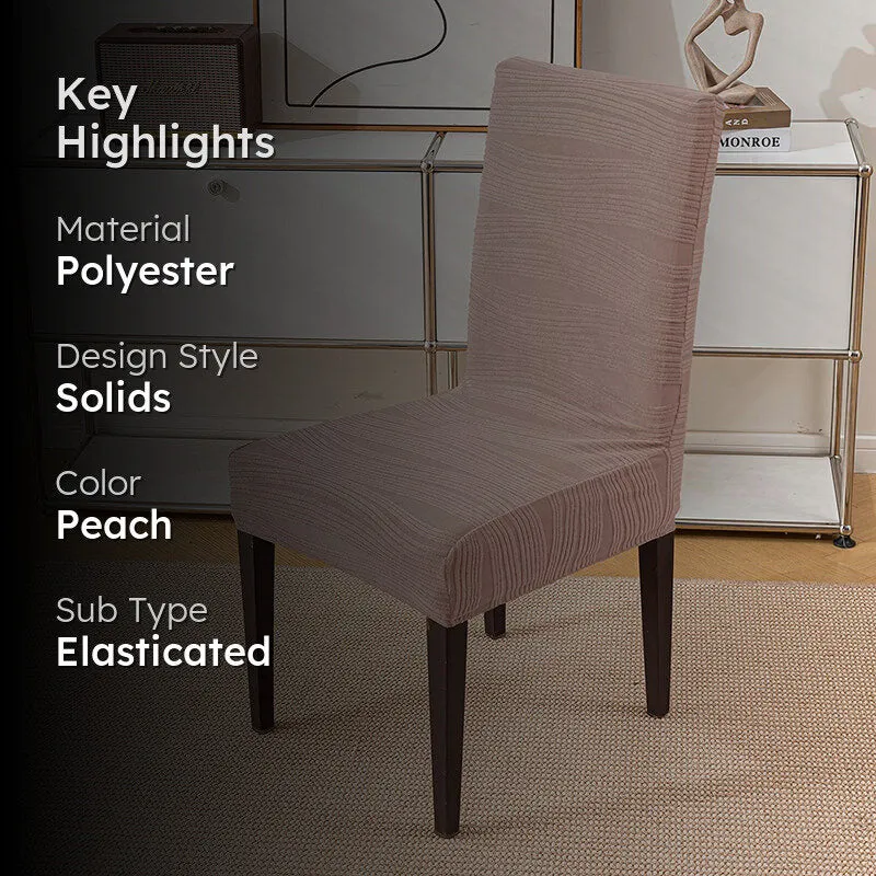 Wrapiq Solid Chair Cover - Dusty Pink media 2
