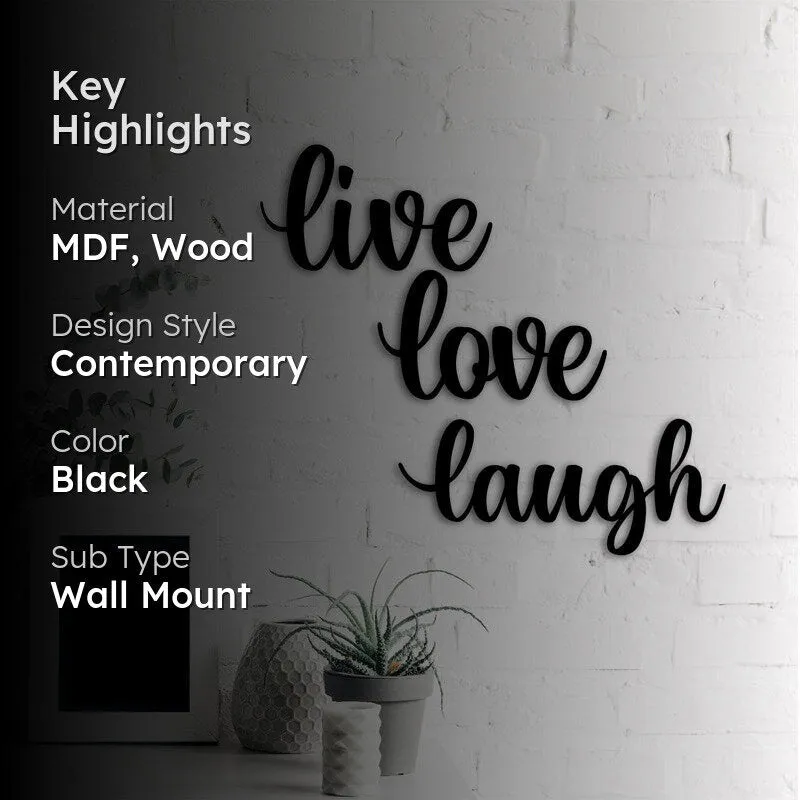 Life Motto MDF & Wooden Wall Accent media 2