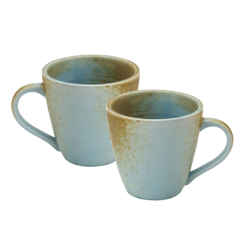 Tivraa Ceramic Coffee Mug (350 mL Each) - Set of Two media 4