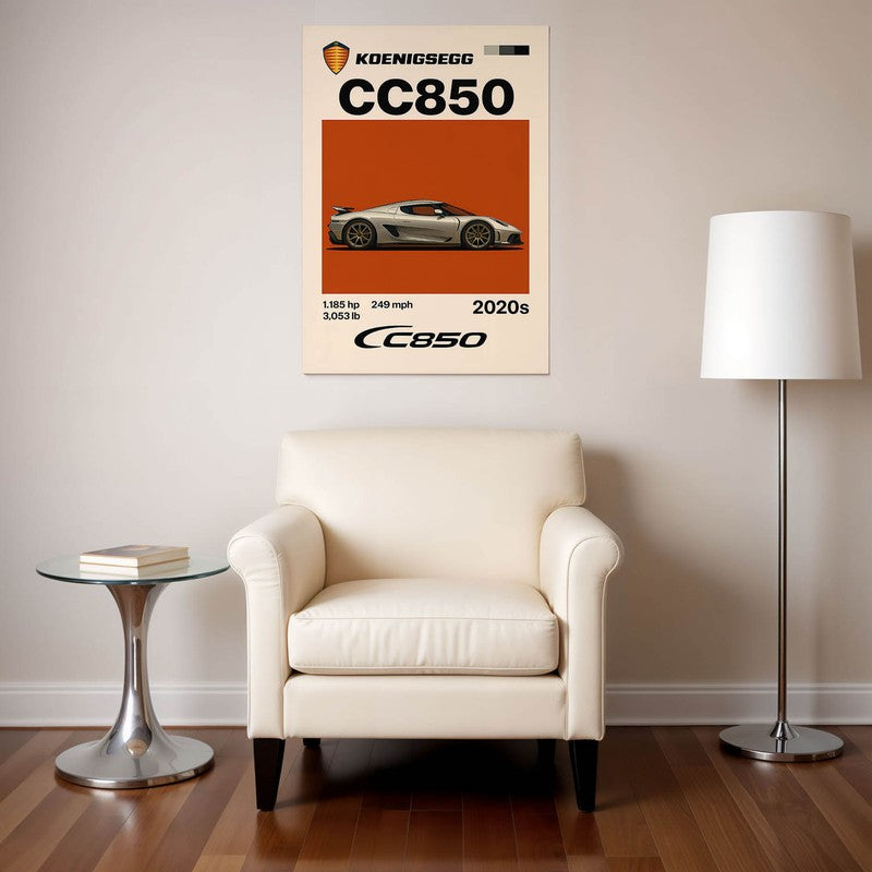 Koenigsegg CC850 Wall Poster