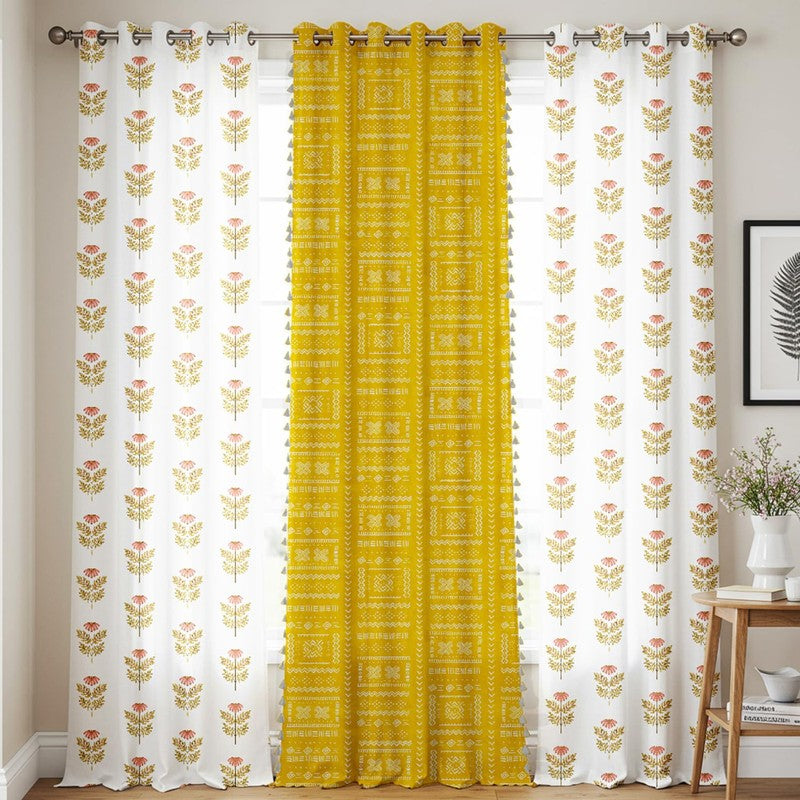 Urban Space Zahara Curtains - Set Of Three media 3