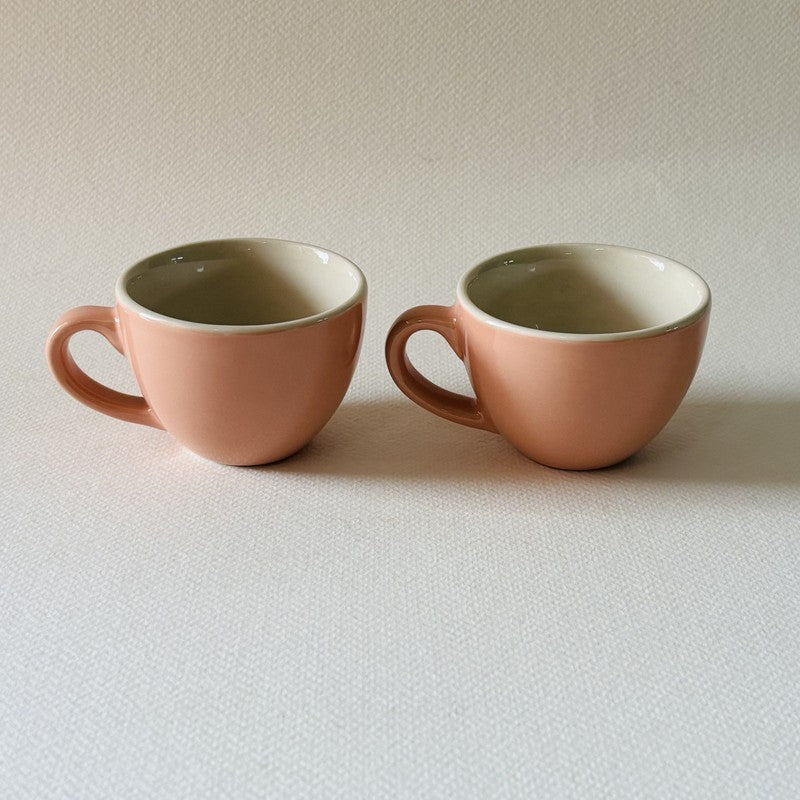 Misty Ceramic Tea Cup (80 mL Each) - Set Of Two media 8