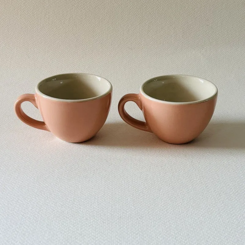 Misty Ceramic Tea Cup (80 mL Each) - Set Of Two media 8