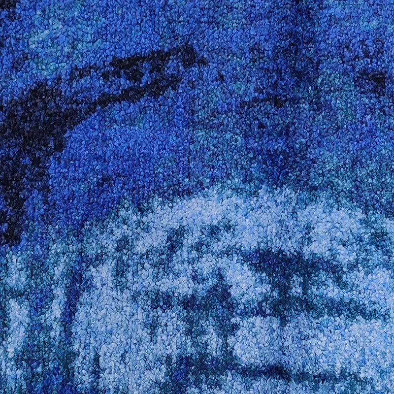 Alera Abstract Micro Fiber Runner Rug - Blue media 4