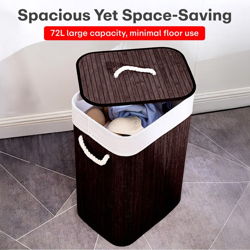 Rioware UrbanRib Laundry Basket - Brown media 4