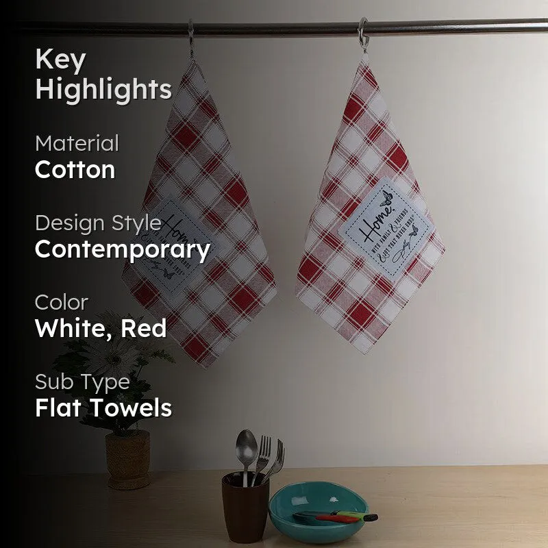 Earthy Touch Cotton Kitchen Towel - Set Of Two media 2