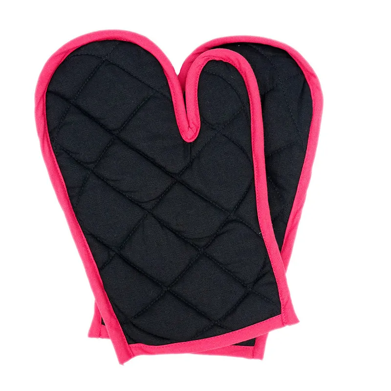 Swayam Teplo Kitchen Gloves (Black & Red) - Set Of Two media 3