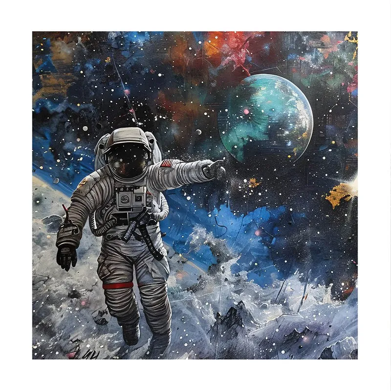 Touch Of Space Canvas Wall Art media 3