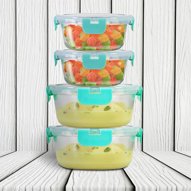 Pakroa Leak Proof Glass Lunch Box - Set Of Four media 5