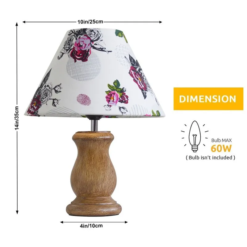 BlossomNest Wooden Table Lamp media 7