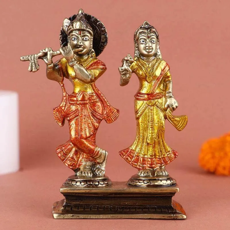 Radha Rani And Kanhaiya Brass Idol media 1