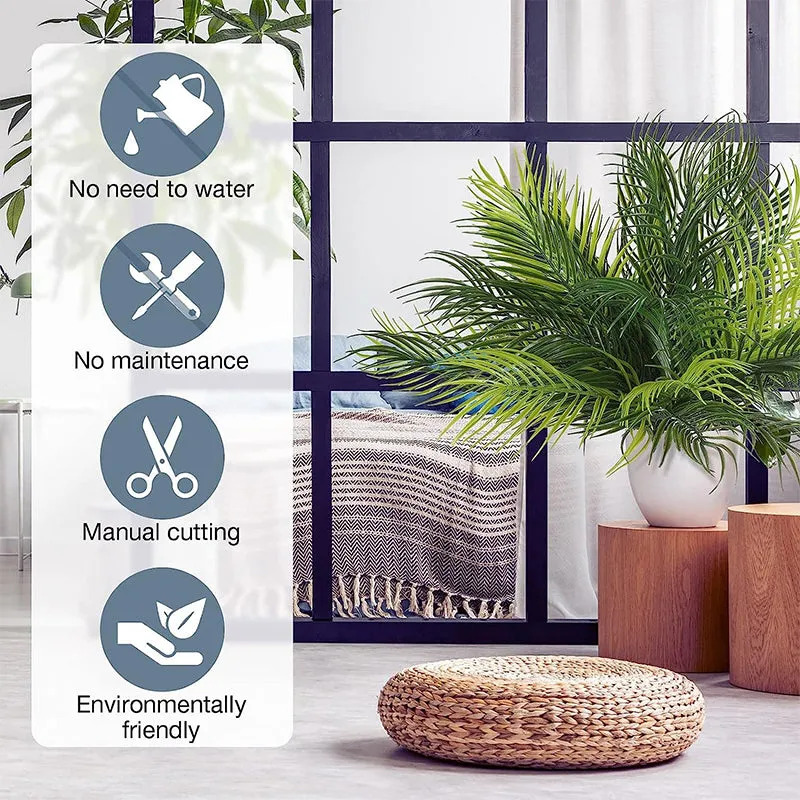 Faux Tropical Palm Bush (50 Cms) - Set Of Five media 4