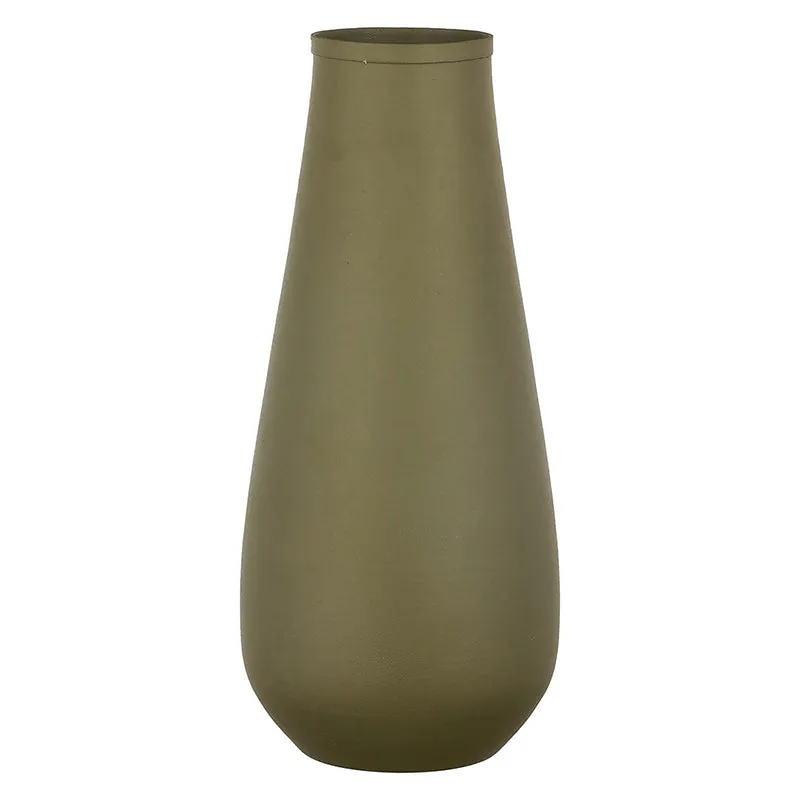 Areitha Metal Vase (Olive) - Set Of Two media 4