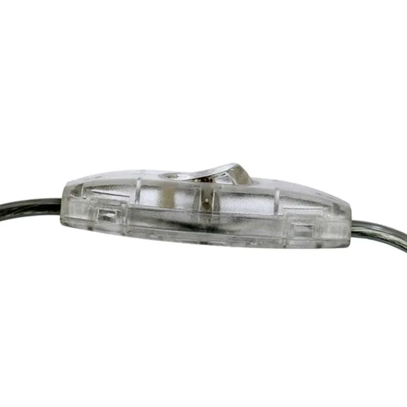 Dovie Moon LED Glass Table Lamp - Silver media 3
