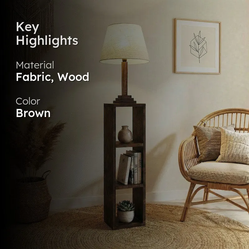 Deluzio Shelf Floor Lamp media 2