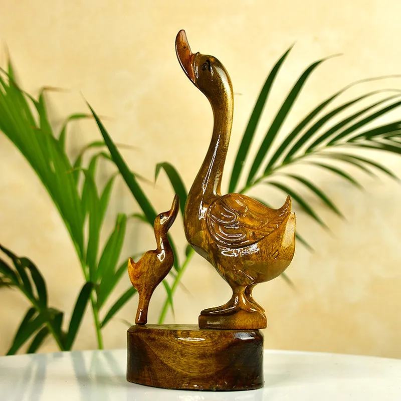 Timber Mallard Wood Showpiece media 6