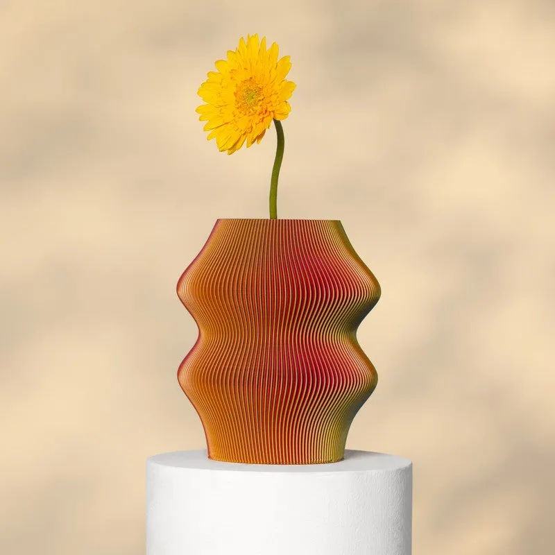 Fig Living Phantom Vase GP RYB (3d Printed) - Two Piece Set media 8