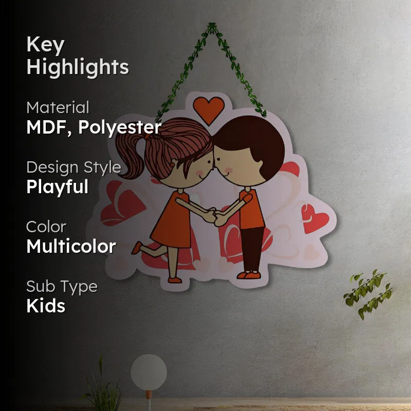 Cute Love Polyester & MDF Wall Hanging media 2