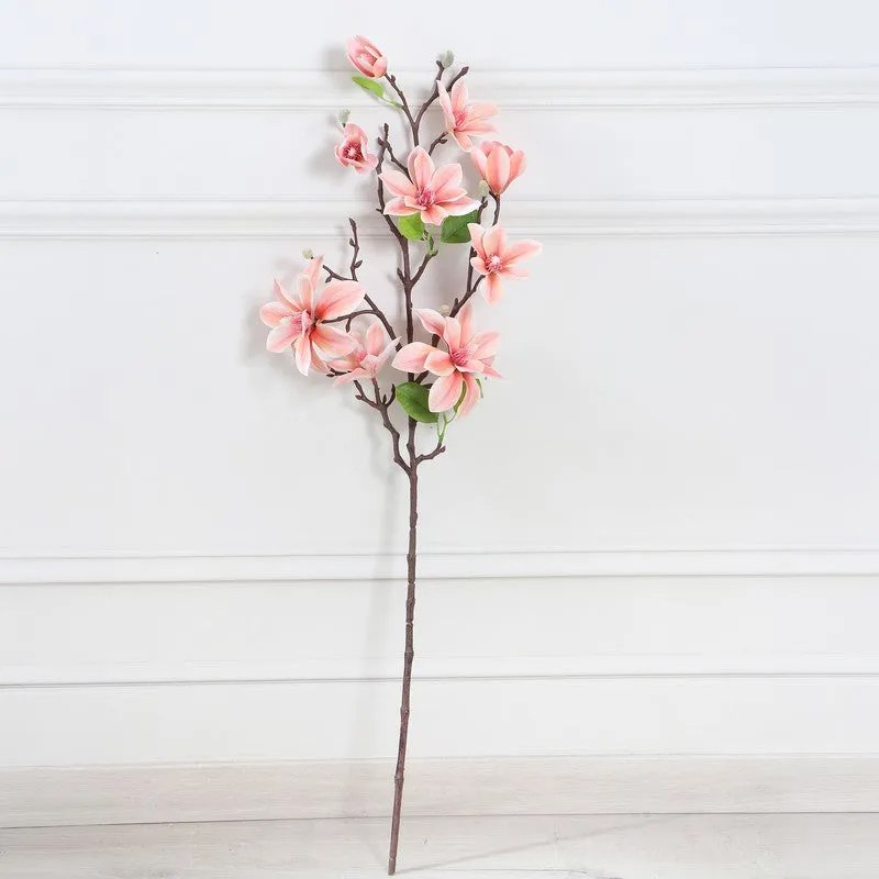 Magnolia Artificial Flower Stem - Peach media 3