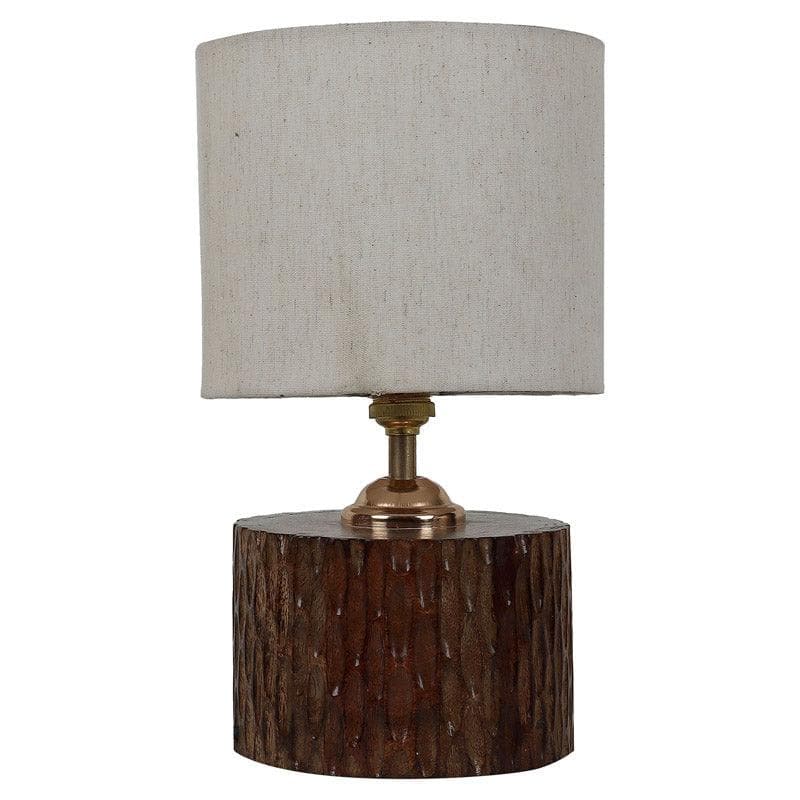 Sandiera Dori Fabric Table Lamp - Beige,Brown media 4