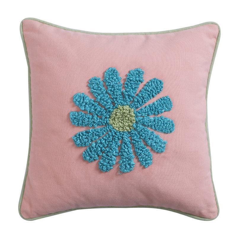 Thread & Daisy Cotton Cushion Cover - Pink media 3