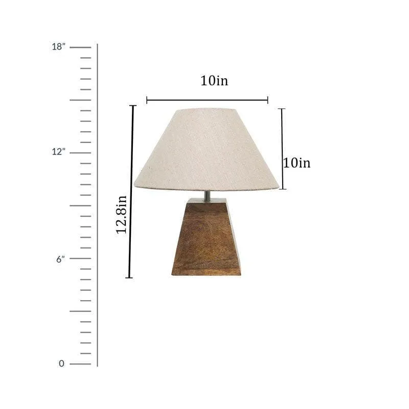 Pyramid Perfection Octavia Fabric Table Lamp - Grey,Brown media 5