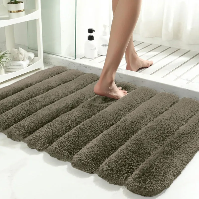 Toronto Touch Microfiber Bath Mat - Olive Green media 3
