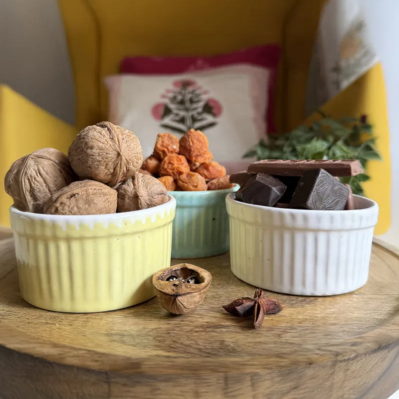 Dishlet Snack Bowl (Multicolor/170 mL Each) - Set Of Three media 1