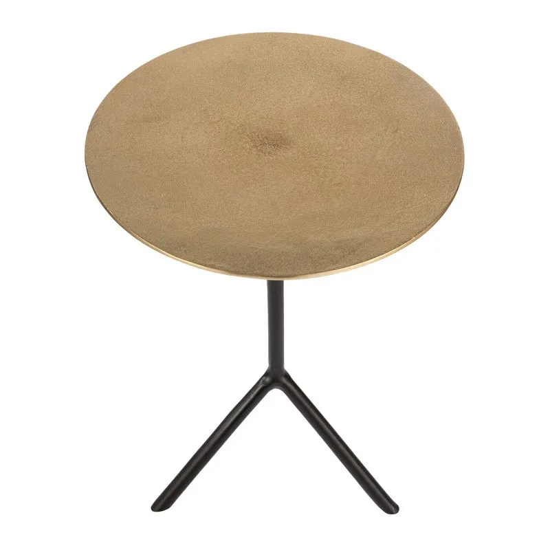 Contrast Aluminum Side Table - Gold media 5