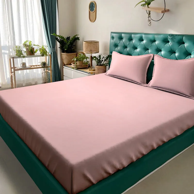 Ress Bedsheet (Light Pink) - 180 GSM media 1