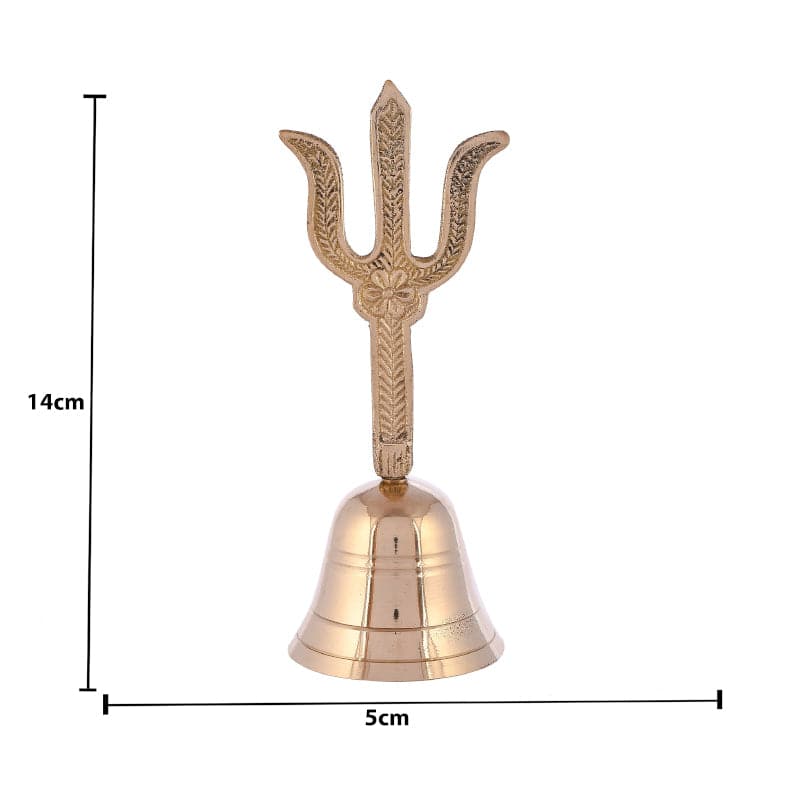Trishool Brass Pooja Bell media 4