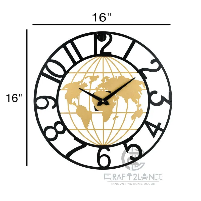 Quartz Silent Wall Clock - Gold media 8