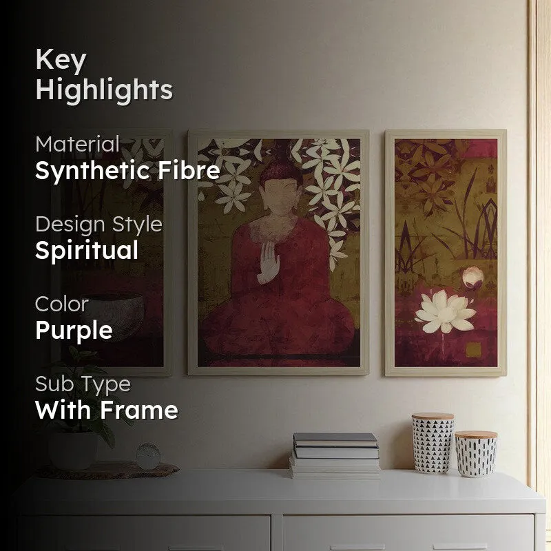 Stillness Within Wall Art - Set of Three media 2