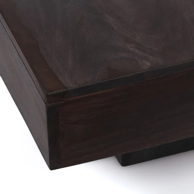 Tervon Sheesham Wooden Center Table - Taupe media 7