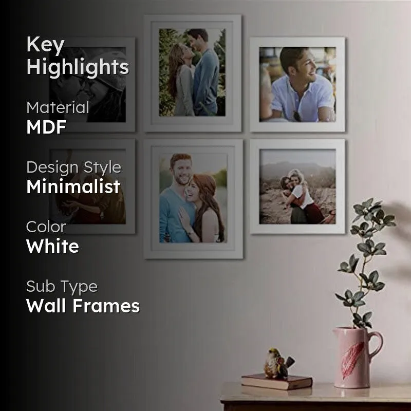 Memories Encased Photo Frame (White) - Set Of Six media 2