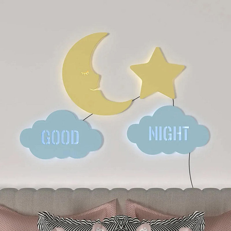 Good Night LED Stripe Light MDF Wall Lamp media 5