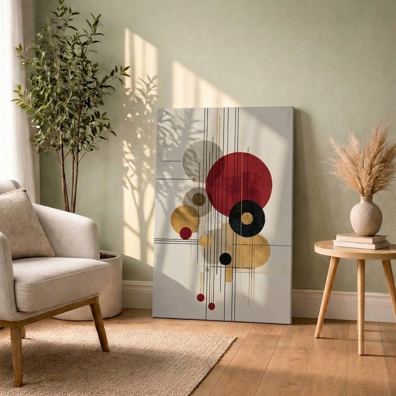 Color Stack Abstract Canvas Wall Art