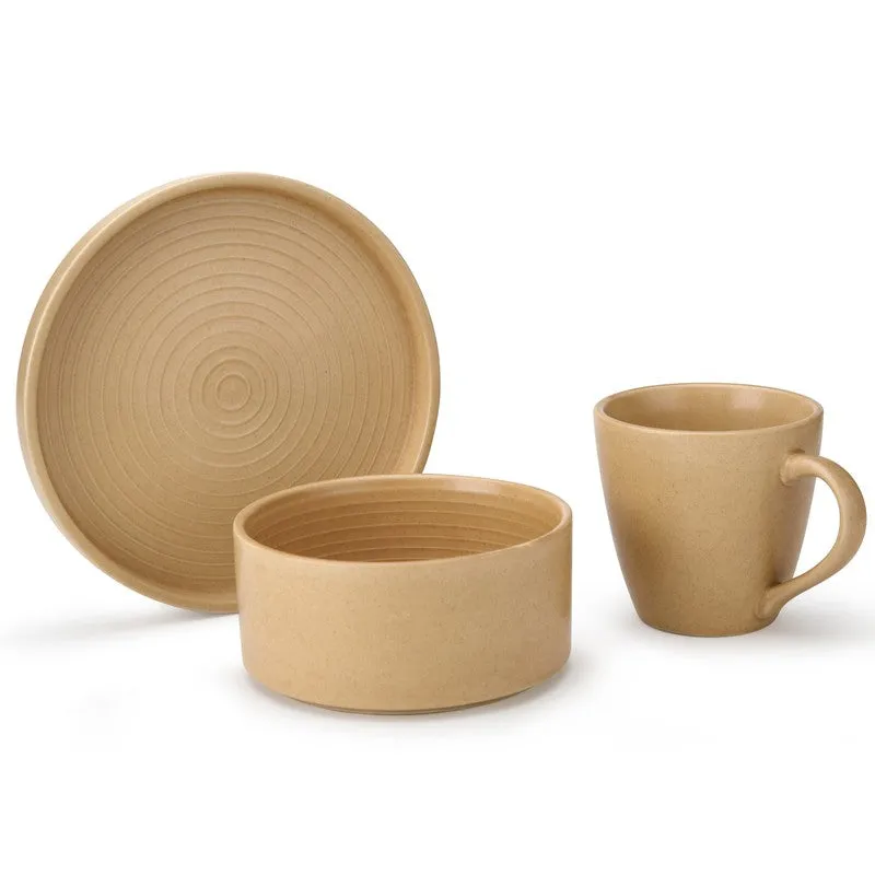 Sandstone Brew Ceramic Tea Set (Brown) - Three Piece Set media 4