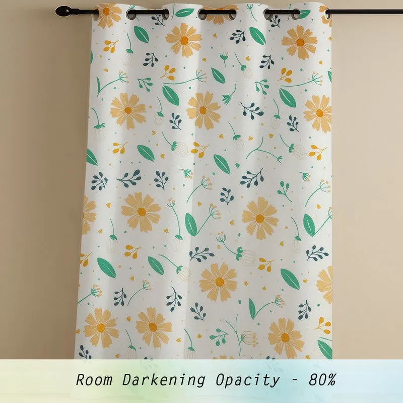 BloomSpry Cotton Curatains - Set Of Two media 3