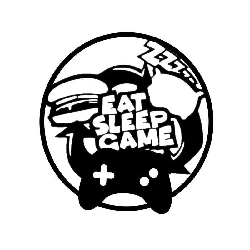 Eat Sleep Game Iron Wall Accent media 4