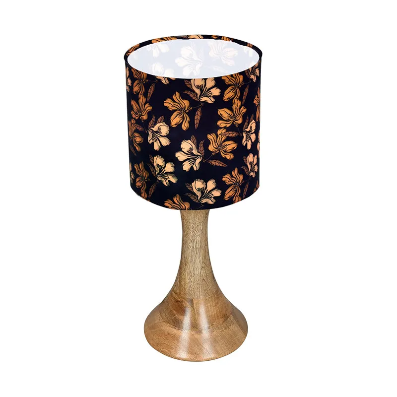 Iris Blooms Grace Fabric Table Lamp - Multicolor media 4
