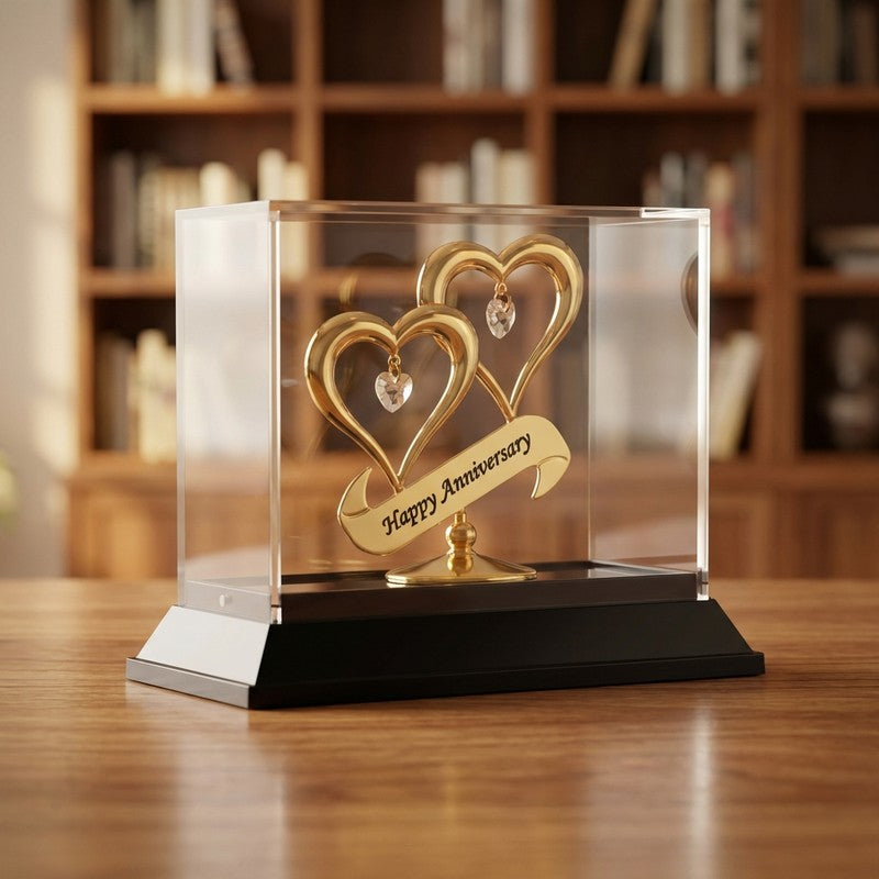 Together Forever 24K Gold Plated Mild Steel Showpiece