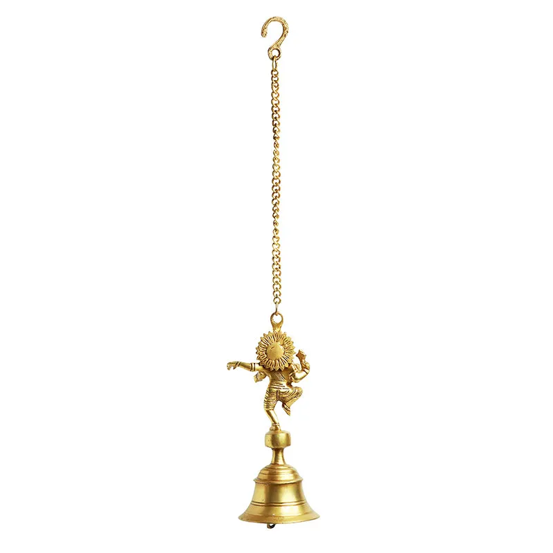 Nritya Ganapati Brass Hanging Bell media 5